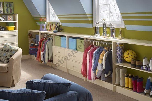 Детская гардеробная комната